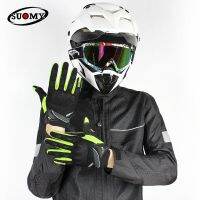 【CW】SUOMY Mens Summer Motorcycle Gloves Racing Breathable Full Finger Women Protective Guantes Moto Motocross Antiskid Motociclista