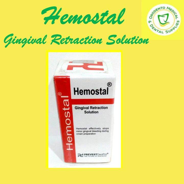 Hemostal Gingival Retraction Solution 15ml Prevest Denpro 