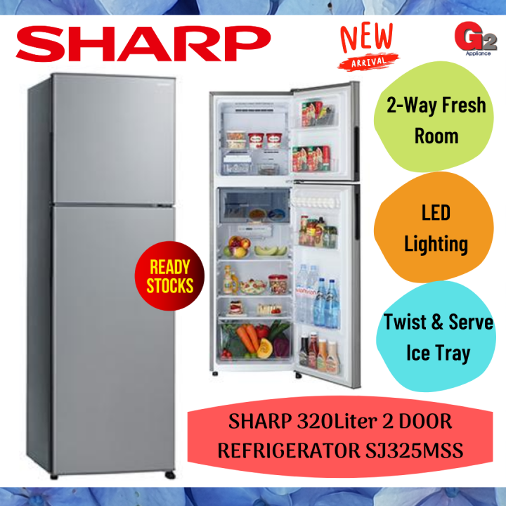 sharp fridge sj325mss