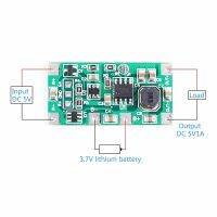 โมดูลชาร์จไฟฟ้ากระแสตรง5-12V ถึง9V 12V ปรับแต่งได้สำหรับ18650ลิเธียมหม้อแปลงแรงดันไฟฟ้าแหล่งจ่ายไฟสำรองที่ถูกก่อกวนไม่ได้บอร์ดคอนโทรล