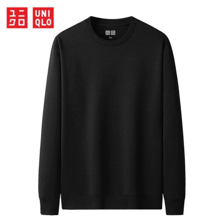 ✒♙☏ Uniqlo Men Round Neck Sweater Long-sleeved Women's Sports Shirt  Outdoors Autumn Long Sleeve | Lazada PH