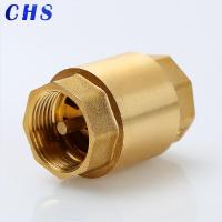 1pc DN15/DN20/DN25 NPT Brass Female Thread In-Line Spring Check Valve 25mm Diameter 200WOG For Water Control Plumbing Valves