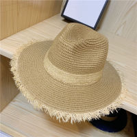 2019 new Summer Womens sun hat Wide side Jazz cap tassel Fashion Floppy Foldable Ladies Women Straw Beach hat seaside Holiday