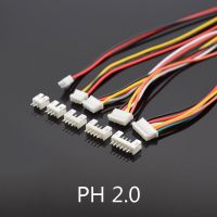 10Sets  Micro JST PH 2.0 Male Female Connector 2/3/4/5 Pin Plug With terminal Wires Cables Socket  26AWG length 10cm 20cm 30cmWires Leads Adapters