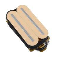 WK-Electric Guitar Humbucker Dual Coill Dual Rail Guitar Pickup with 57mm Steel Pole Ivory