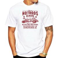 Hot Rod T Shirt Vintage Car Racing Men T Shirt 100% cotton T-shirt
