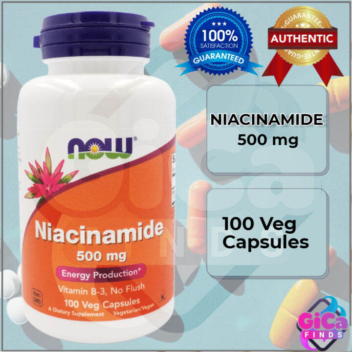 Now Foods, Niacinamide, 500 Mg 100 Veg Caps | Lazada PH