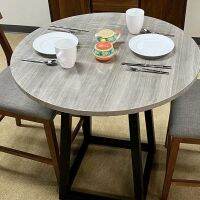 Round Waterproof Table Cover Cloth Vinyl Fitted Protector Tablecloth Transparent Table Cover With Elastic Edged Dining Room