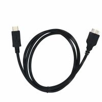 50CM/100CM Black Portable USB 3.0 Type-c to Micro b Fast Charging Data Cable Cord Lead Wire For External Hard Drive Disk