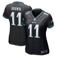 2023 New Fashion version NFL Philadelphia Eagles Football Jersey No. 11 Brown Game Uniform Women