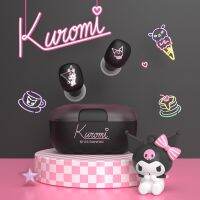 Kawaii Sanrio Cinnamoroll Kuromi หูฟัง TWS หูฟังบลูทูธน่ารัก5.1ไร้สายเสียงเรียกความละเอียด HD ของขวัญที่สวยงาม