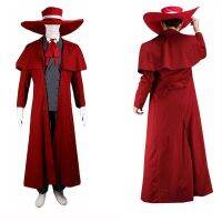 Hellsing Ultimate Alucard ชุดคอสเพลย์ ปาร์ตี้ฮาโลวีน คริสต์มาส เทรนช์สูท ผ้านุ่ม สําหรับทุกฤดูกาล