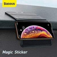 Baseus ที่วางโทรศัพท์ในรถยนต์แบบพับได้สำหรับ iPhone Huawei Sumsung Xiaomi Anti-Slip Mat Bracket Nano Rubber Pad Car Mount Stand