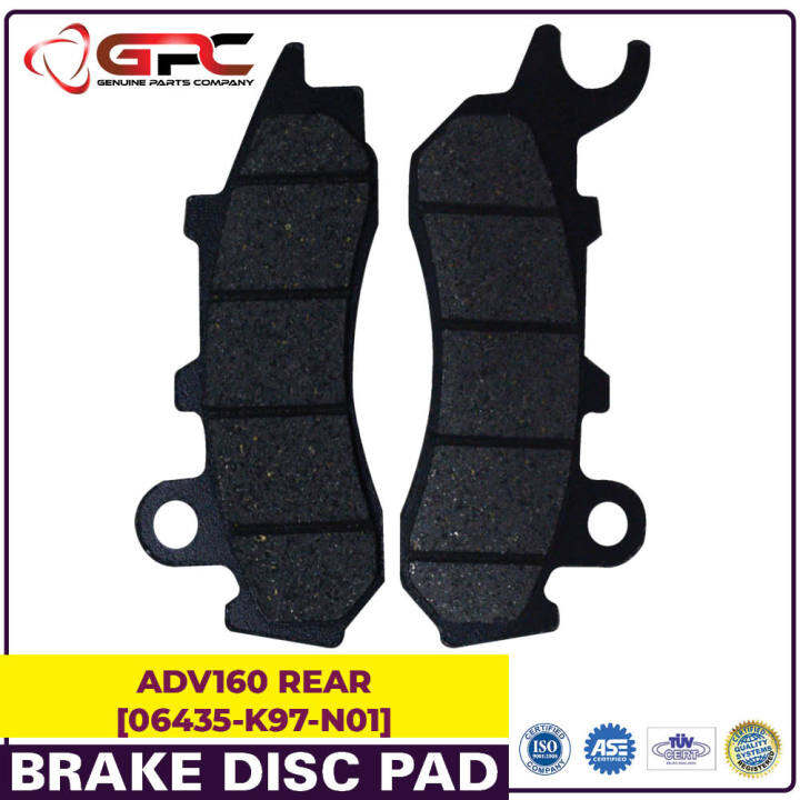 GPC Honda ADV160 Rear Brake Disc Pad Set [06435-K97-N01] | Lazada PH