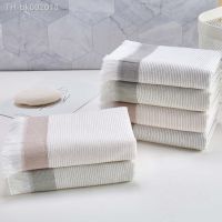 卐 Multifunctional Household Striped Cotton Bathroom Absorbent Thickened Towel Jacquard Comfortable Skin-friendly Tassel Face Towel