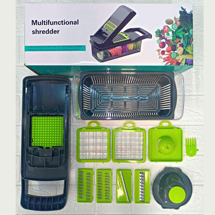 homemart-shop-เครื่องสไลด์ผัก-8in1-ชุดเครื่องตัดผักสแตนเลส-เครื่องหั่นผัก-มีดสไลด์-อุปกรณ์สไลด์ผัก