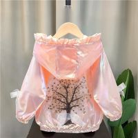 [COD] Girls sunscreen jacket spring clothes 2023 new foreign style childrens summer air-conditioning thin section baby tops