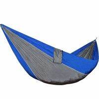 2021Nylon Material Hammock High Quality Durable Safety Adult Hamac For Indoor Outdoor Hanging Sleeping Removable Soft Hamak Bed 210T