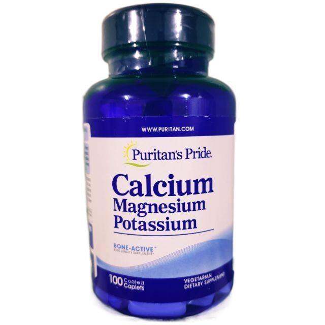 COD Puritans pride calcium magnesium Potassium tablet bone multivitamin
