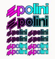 【cw】 Fashion Car Stickers 10 Pcs-Compatible for POLINI Motorcycle Vinyl Decal Sticker 【hot】