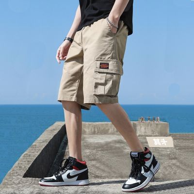 Claribelzi O.O Fashion กางเกงขาสั้น หาดทราย กางเกงขาสั้นผช กางเกงผู้ชาย23031001