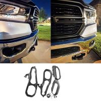 Car Tow Hooks with Hardware Front Left &amp; Right Black for Dodge Ram 1500 2019-2021