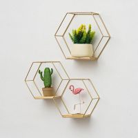 【CW】 Firm Hexagonal Iron Storage - Shelves/display Stands Aliexpress