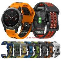 （Bar watchband）22มม. 26มม. สำหรับ ForFenix 7 7X 5 6สายรัดข้อมือ Plus3Silicone For935 945