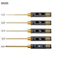 RJX Super Hard HSS titanium plated Hexagon wrench Screwdrivers Tools Kit 1.5/2.0/2.5/3.0/4.0mm for RC Model Airplane