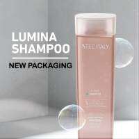 Tec Italy Lumina Shampoo , 300ml-Toning shampoo for blonde or grey hair  แชมพูเนื้อสีม่วง เหมาะสำหรับผมสีบลอนด์หม่นหรือเทา เหมาะสำหรับกด หรือลบเม็ดสีเขียว ทองแดง หร