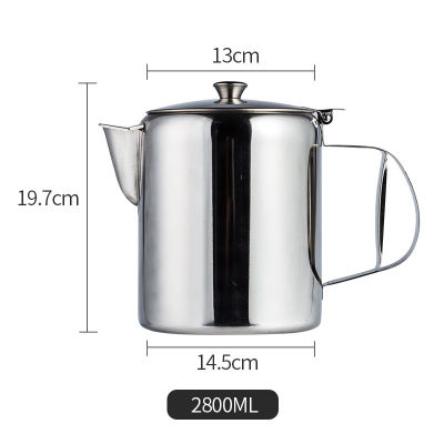 MICCK Portable Coffee Pot Coffee Kettle Stainless Steel Tea Maker For Coffee Serve Milk Pitcher Barista Espresso Percolator Tool