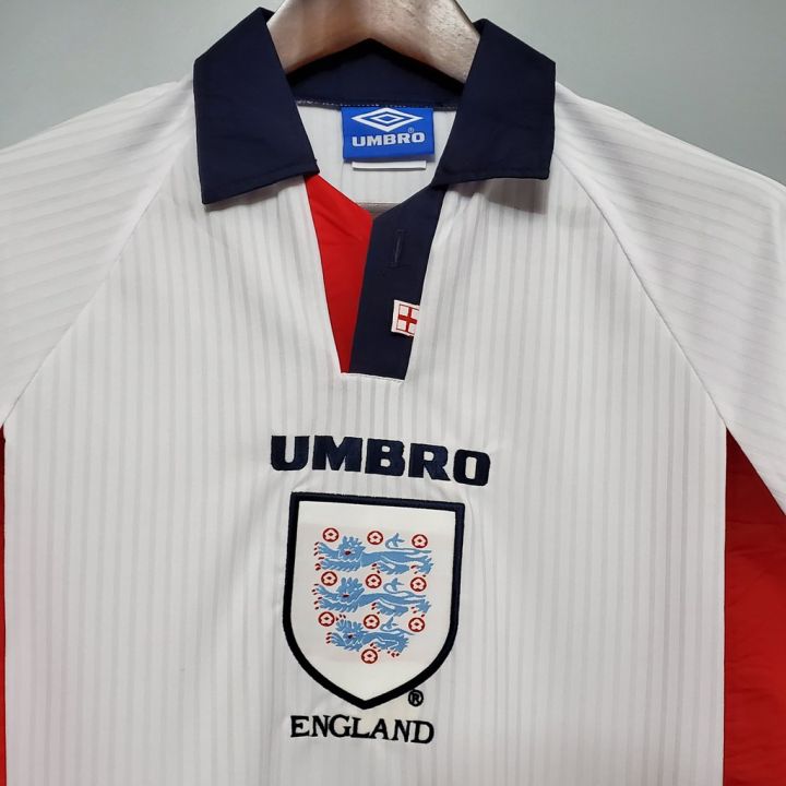 1998-ฟุตบอลอังกฤษบ้านแขนยาวเสื้อฟุตบอลย้อนยุค