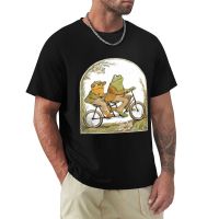 Frog And Toad T-Shirt Short Sleeve Tee Black T Shirts Heavyweight T Shirts For Men