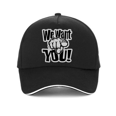 2023 New Fashion  We Want You Printing Baseball Cap Swag Aesthetic Gothic Hat Adjustable Snapback Hats Gorras Hombre，Contact the seller for personalized customization of the logo