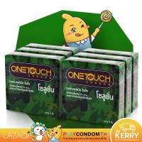 ถุงยางอนามัย ONETOUCH SOLUTION วันทัช โซลูชั่น ขนาด 52 มม. บรรจุ 6 กล่อง (18 ชิ้น)