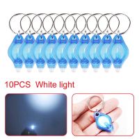 10pcs/lot Micro Led Keychain Light Portable LED Flashlight for home Torch lamp Lights Key Ring Hiking Camping Outdoor Lanterna Rechargeable  Flashligh