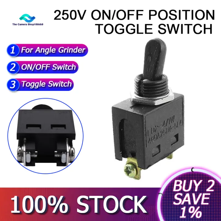[ON SALE] 250V ON/OFF Position Toggle Switch for Angle Grinder | Lazada PH