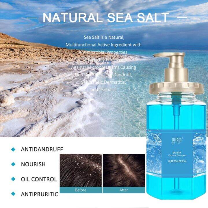 1 TRUSTED Sea Salt Shampoo Oil Control Anti Dandruff Shampoo Psoriasis