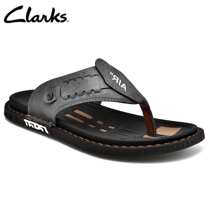 clarks-mens-casual-brinkley-coral-metallic-combi-flat-sandals
