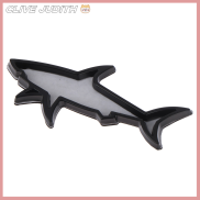 CISWGE Universal Metal Car Styling Sticker Hollow Fish Shark Emblem Badge
