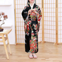 เด็กวัยหัดเดินชุดกิโมโนแบบดั้งเดิมชุดชุดเด็กผู้หญิงญี่ปุ่น