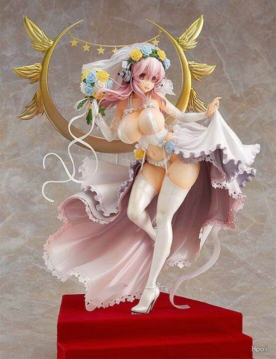 anime-super-sonico-ชุดแต่งงาน-super-sonico-33ซม-undress-ขนาดใหญ่รูปแอคชั่น-pvc-ของเล่นพร้อมกล่องและฐานตุ๊กตาสะสมของขวัญวันเกิด