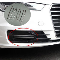 Car Styling Front Fog Lamp Strips Decoration Sticker Trim For Audi A6 C7 2016 Exterior Grille Slats Accessories