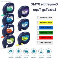 ♛♣ 91201 91200 Multi Colors Compatible for Dymo LetraTag Label Tape Plastic 91331 91221 Ribbon for LT100H 100T Label Printer