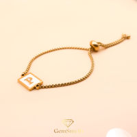 GemSmyth.Argento | Glam Initial Chain Bracelet