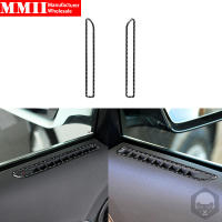 MMII สำหรับ Audi A6 S6 2005-2011คาร์บอนไฟเบอร์ Air Outlet Vent กรอบภายในฝาครอบสติกเกอร์ตกแต่งอุปกรณ์จัดแต่งทรงผม