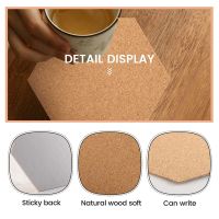 Self-Adhesive Cork Coasters, Cork Mats Cork Backing Sheets for Coasters and Supplies