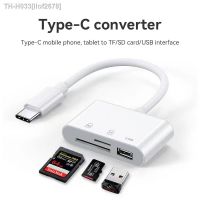 ﹊ USB Type C Card Reader To SD TF USB Connection Smart Memory Card Reader Adapter For Macbook Cell Phone Samsung Huawei Samsung