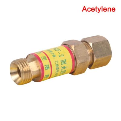 Oxygen Acetylene ตรวจสอบวาล์วแฟลชตัวจับกลับสำหรับการลดแรงกดดันหัวตัดแก็ซอุปกรณ์การเชื่อมหัวเชื่อมเรือ