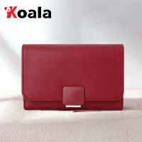 KOALA กระเป๋าตังผญ กระเป๋าใส่บัตร กระเป๋าสตางค์สั้น wallet woman หนังนิ่ม งานสวยหรูมาก กระทัดรัด มีให้เลือกหลายสี